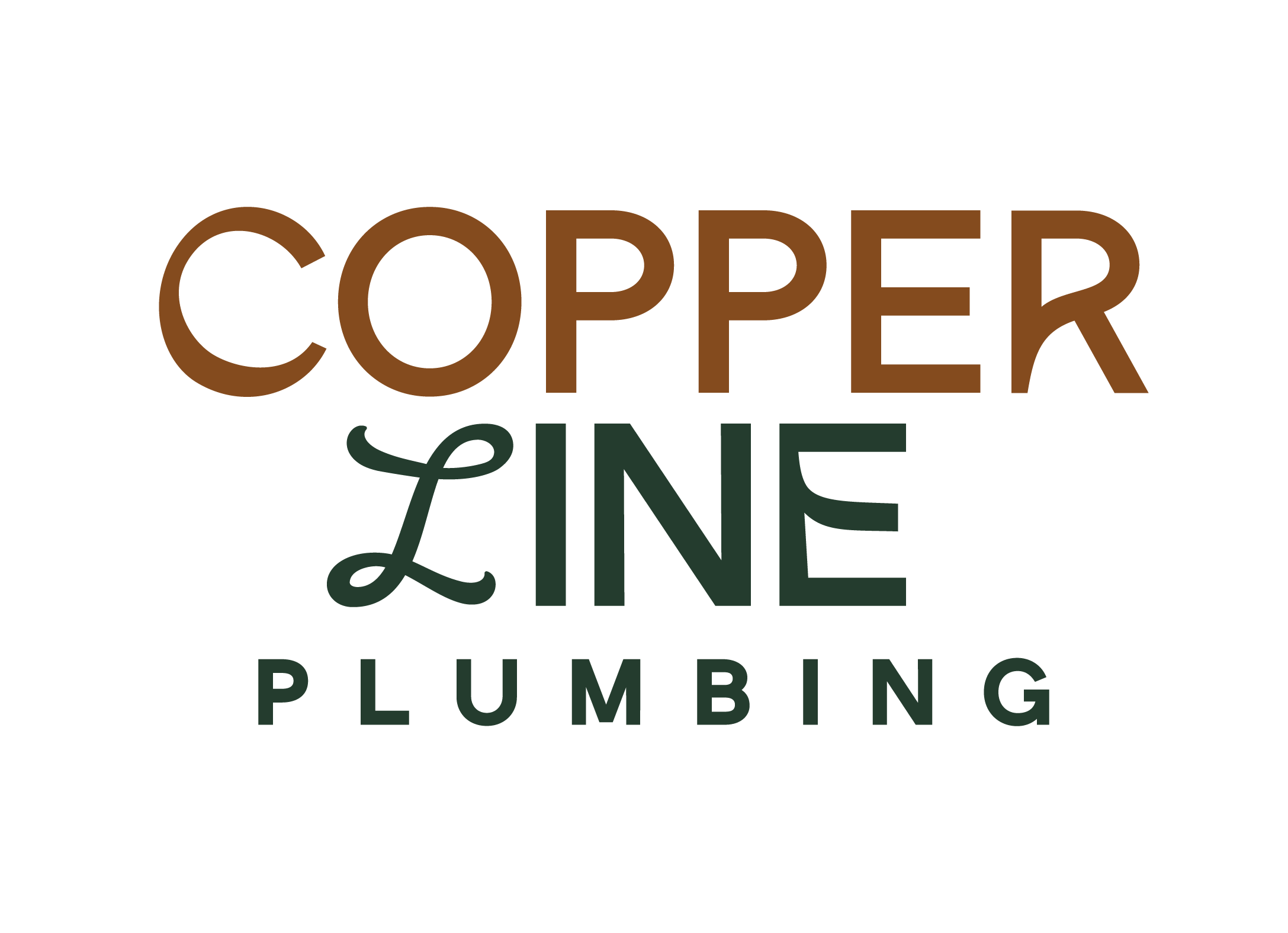 Copperline Plumbing alternate logo